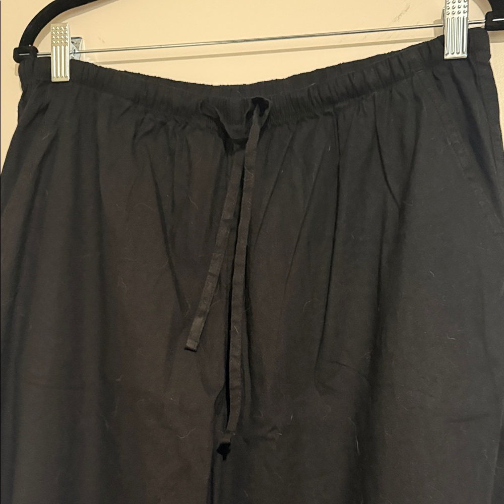 Athleta Paradise Mid Rise Wide Leg Black Women's Pant - Medium - Picture 3 of 6